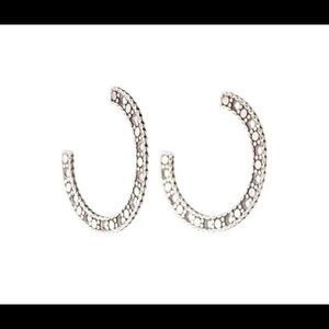 John Hardy Dot Hoop Earrings